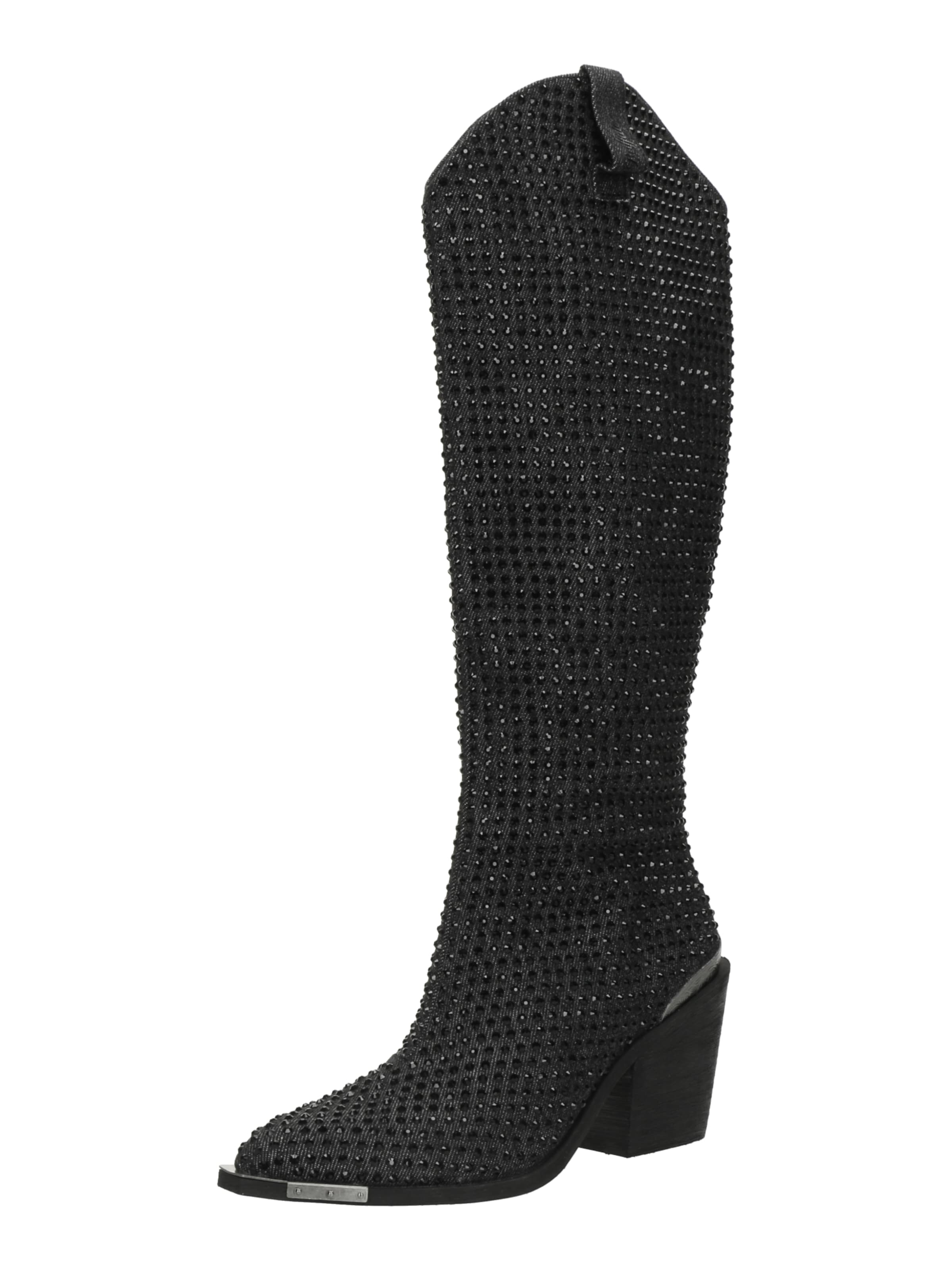 BUFFALO Cowboy csizmák - fekete: elől