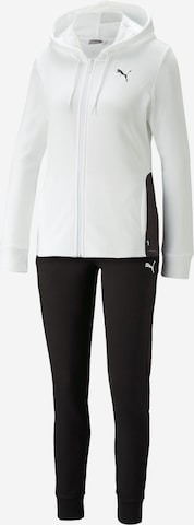 PUMA Tracksuit in White: front