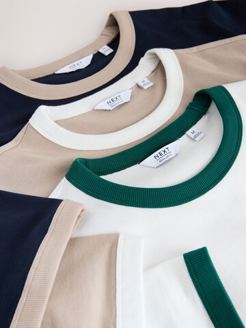 Next Shirt 'Ringer' in Beige