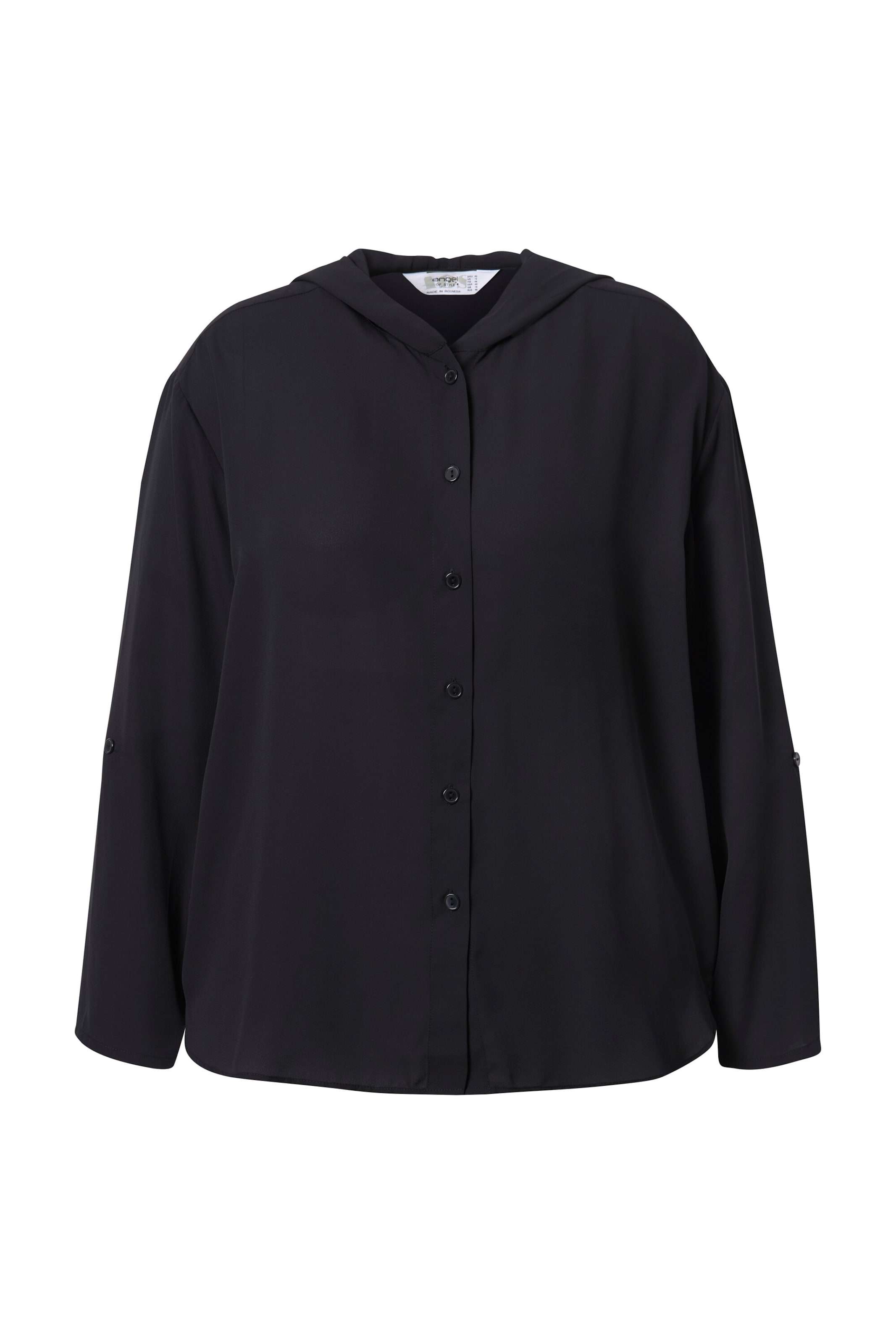 Angel of Style Blouse in Zwart: voorkant