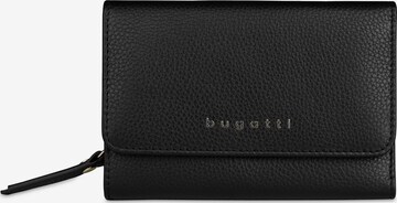Portamonete di bugatti in nero: frontale