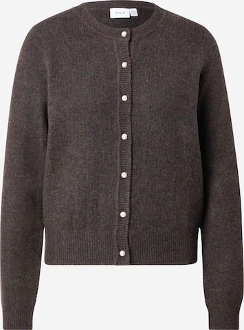 VILA Knit cardigan 'VISALSA' in Brown: front