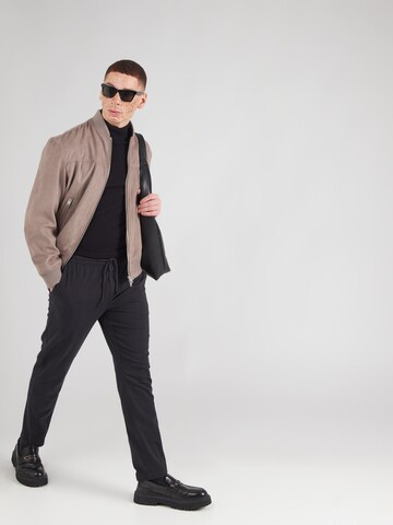 Only & Sons Slimfit Hose 'ONSCapri' in Schwarz