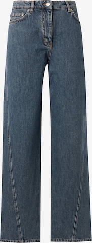 Largi Jeans de la IRO pe albastru: față