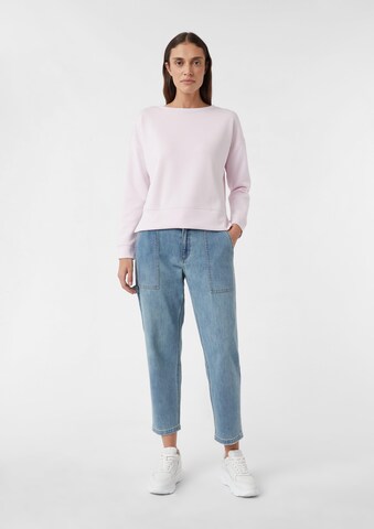 Sweat-shirt comma casual identity en rose
