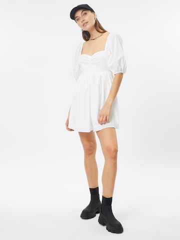 Abercrombie & Fitch Ολόσωμη φόρμα σε λευκό