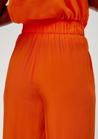 s.Oliver - Pierna ancha Pantalón en naranja