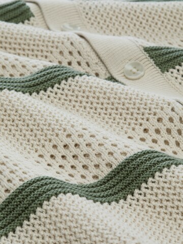 TOM TAILOR DENIM Strickjacke in Grün