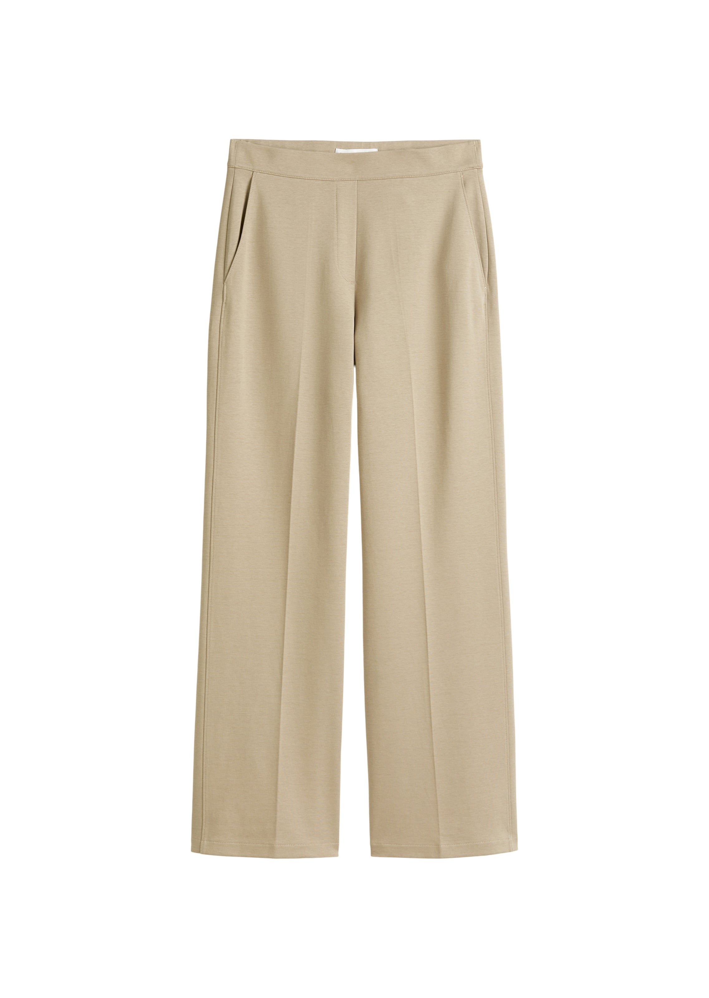 Marc O'Polo Loosefit Pantalon in Beige: voorkant