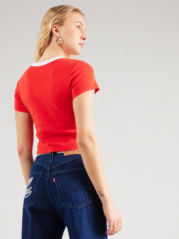 LEVI'S ® Tričko 'MINI RINGER' - Červená