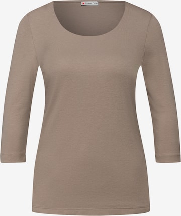 STREET ONE Shirt 'Pania' in Brown: front