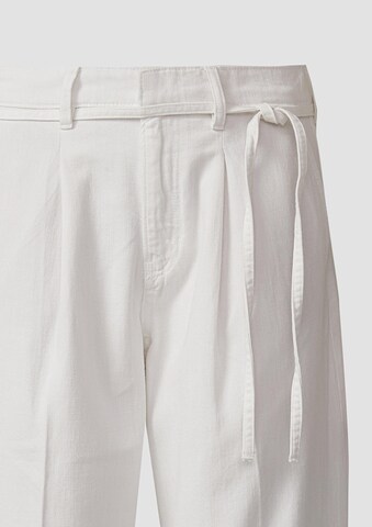 s.Oliver Regular Bandplooi jeans 'Suri' in Wit