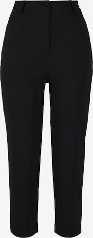 Urban Classics Regular Trousers in Black: front