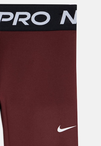NIKE Skinny Sporthose 'Pro' in Rot: Vorderseite