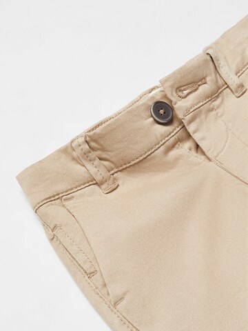 MANGO KIDS Regular Pants in Beige