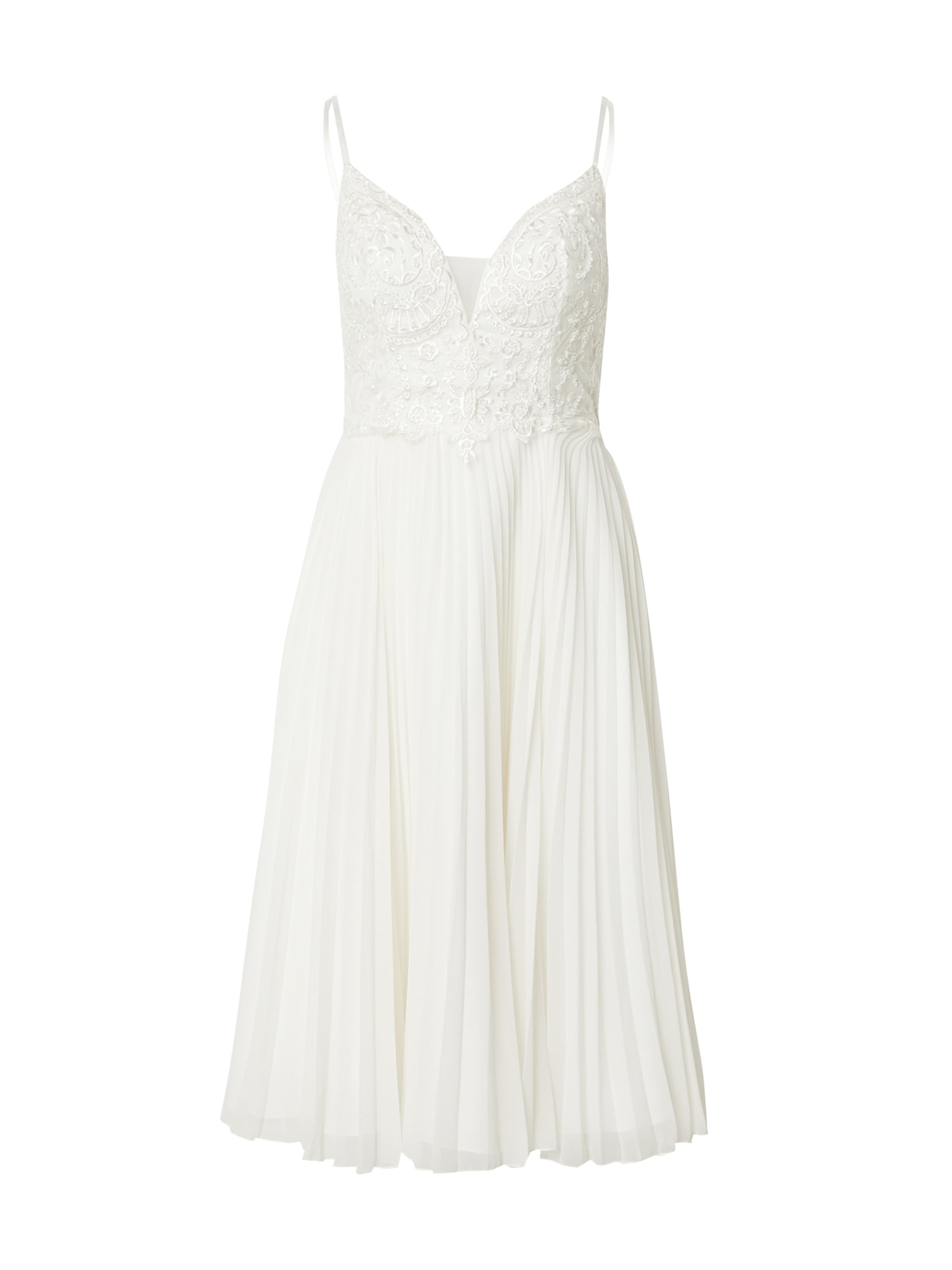 Laona Koktejlové šaty – béžová: přední strana