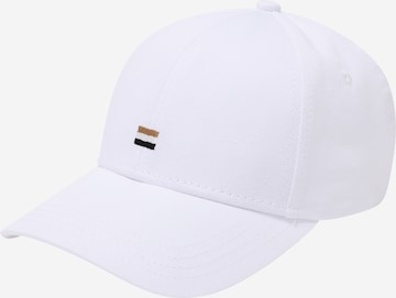 BOSS Black Cap 'Zed' in White: front