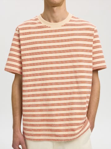 SELECTED Shirt 'SLHEli' in Beige
