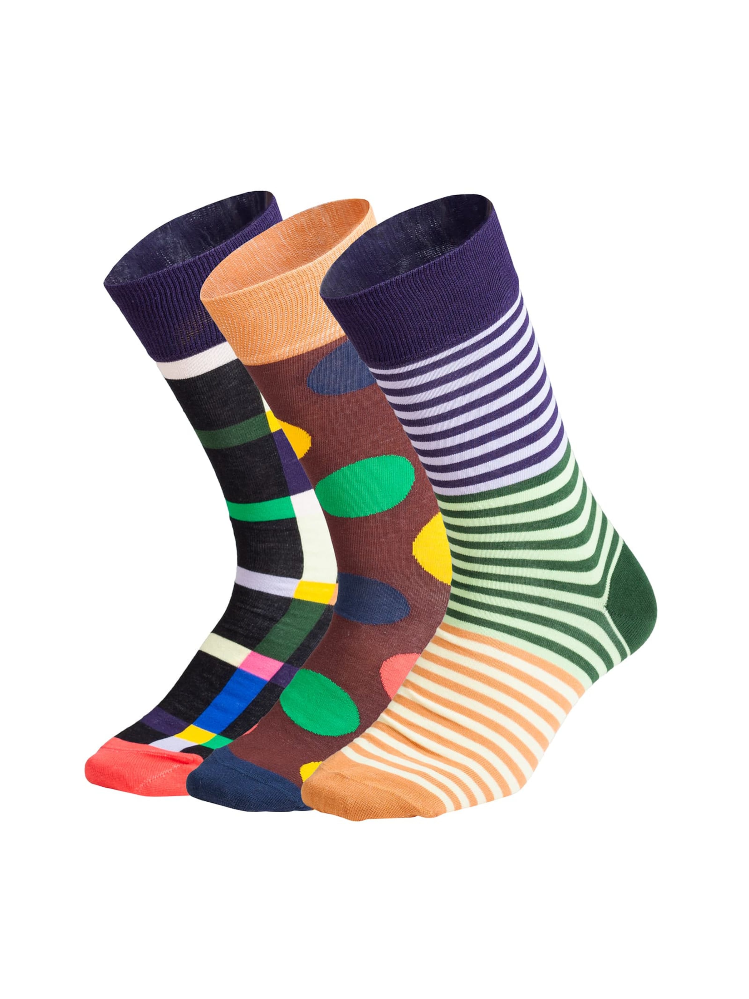 DillySocks Socken 'Geo Trio' in Mischfarben: Vorderseite