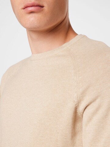 TOM TAILOR DENIM Pullover in Beige