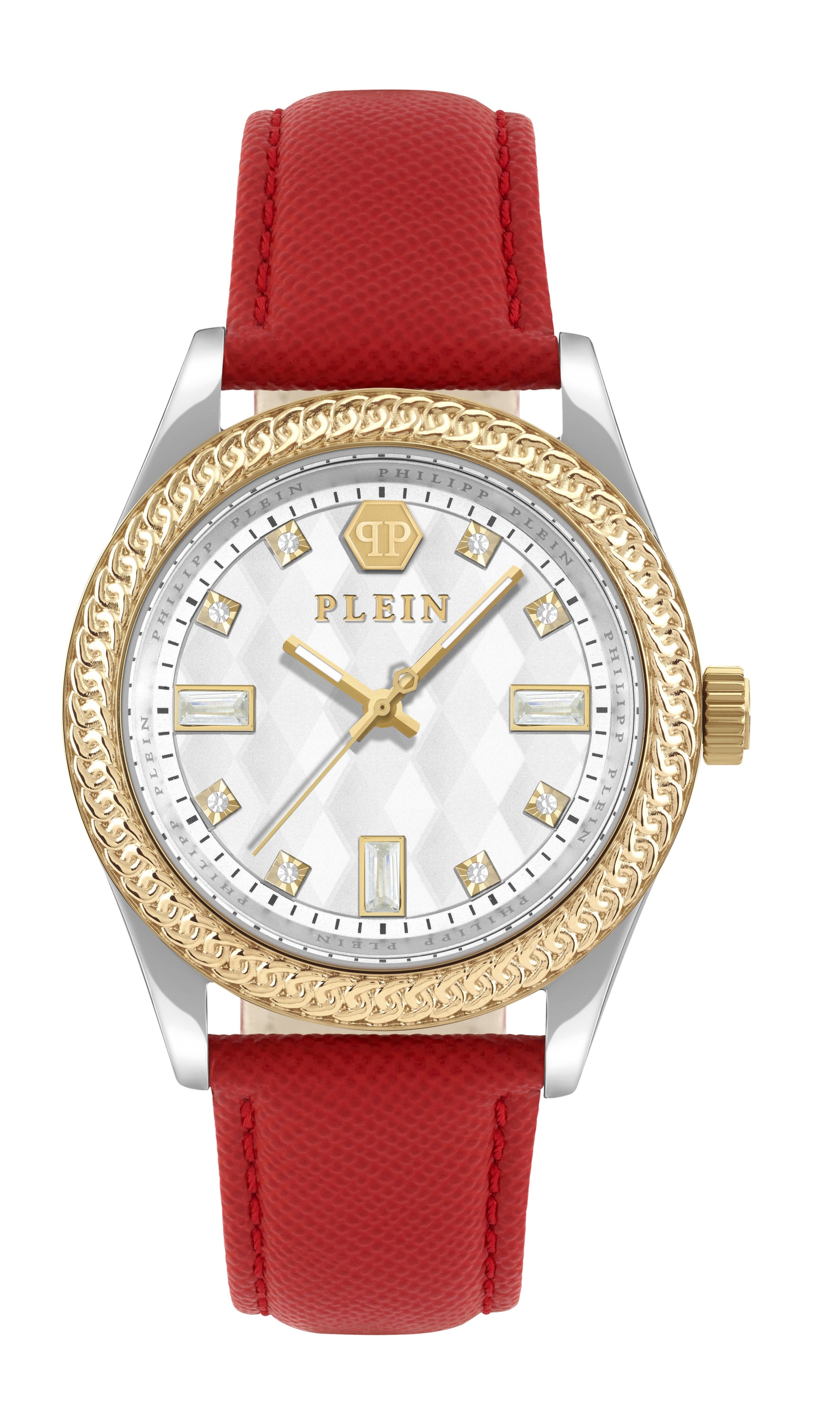 Orologio analogico 'Queen' di Philipp Plein Watches in rosso: frontale
