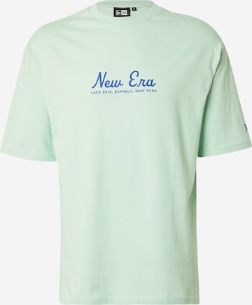 NEW ERA Μπλουζάκι 'VACATION' σε πράσινο: μπροστά