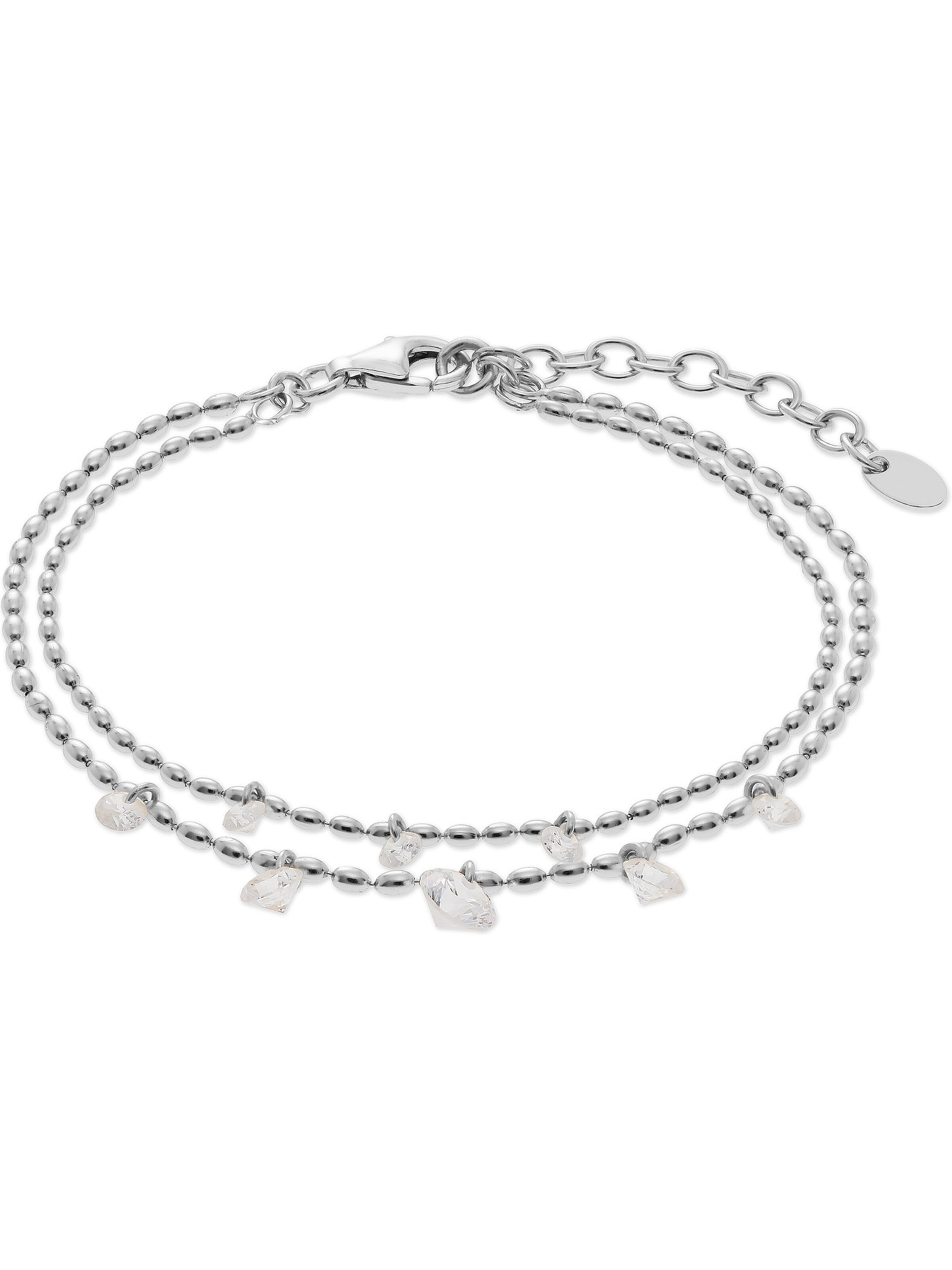 CHRIST Armband in Silber: Vorderseite