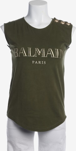 Balmain Top / Seidentop XXS in Gold: Vorderseite
