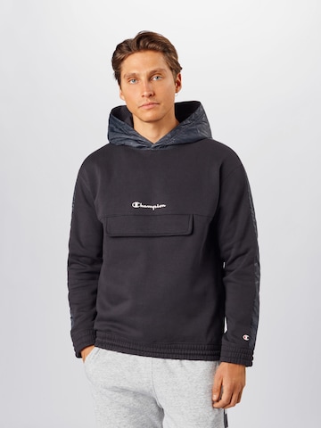 Champion Authentic Athletic Apparel Regular fit Sweatshirt in Zwart: voorkant