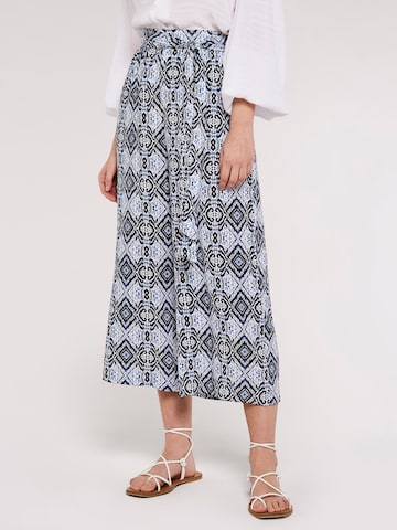 Apricot Wide leg Pants in Blue: front