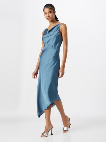 Robe de cocktail SWING en bleu