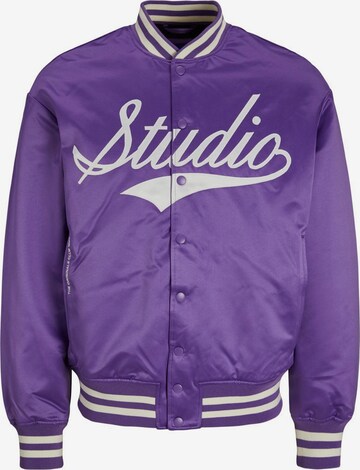 JACK & JONES Between-Season Jacket in Purple: front