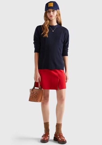 UNITED COLORS OF BENETTON Pullover in Blau