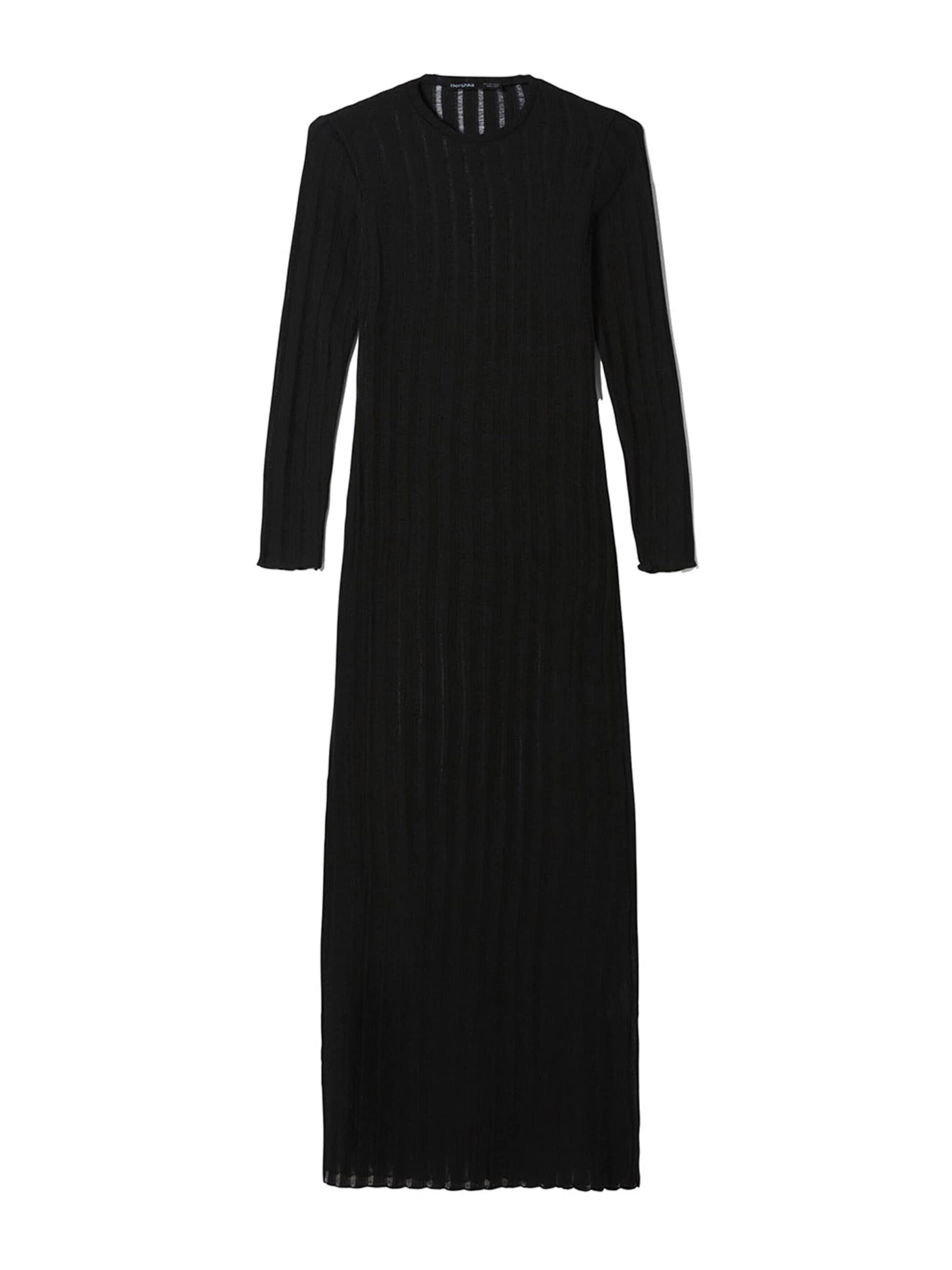 Bershka Pletena haljina u crna, Pregled proizvoda