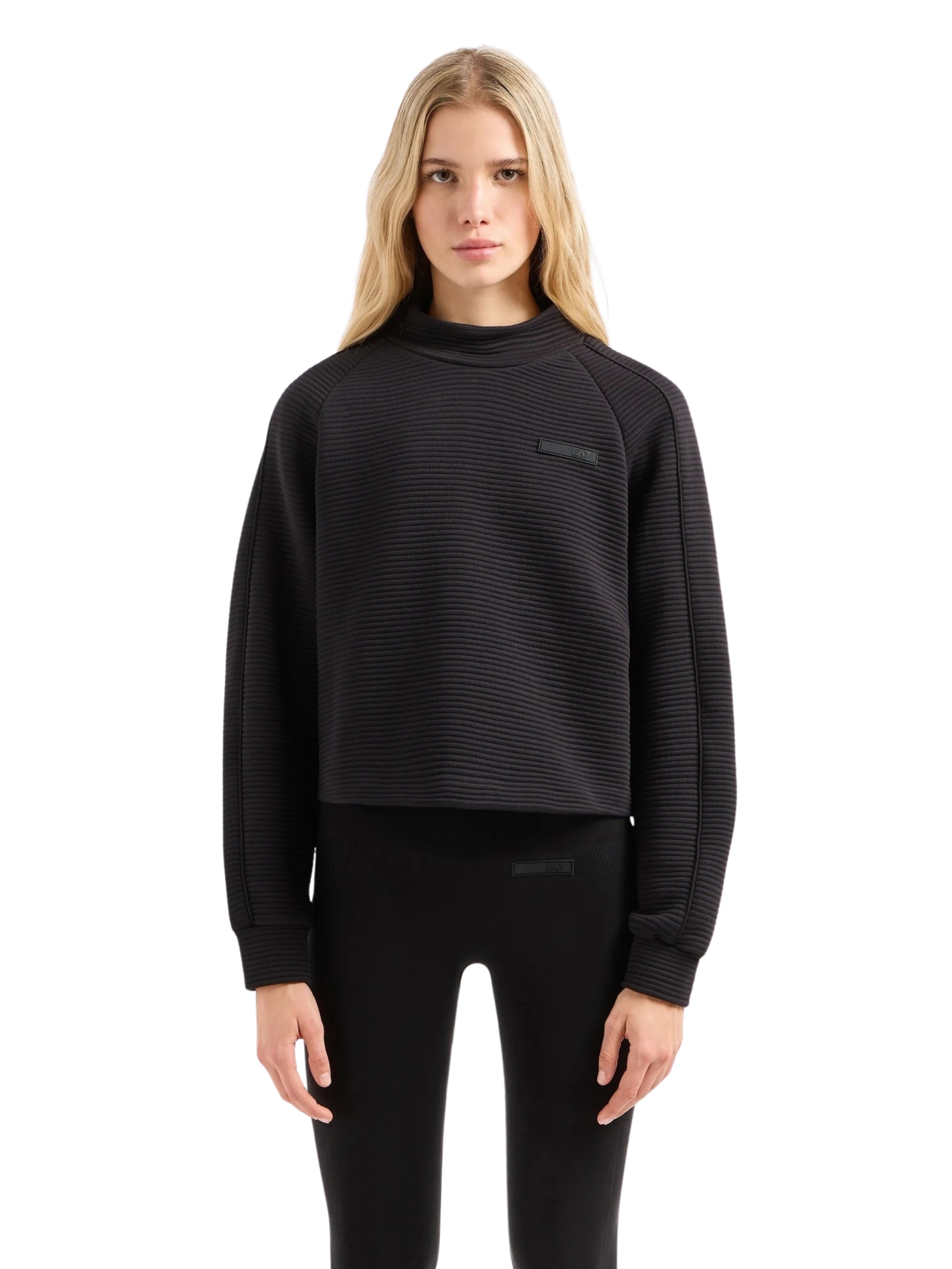 EA7 Emporio Armani Sweatshirt i sort: forside
