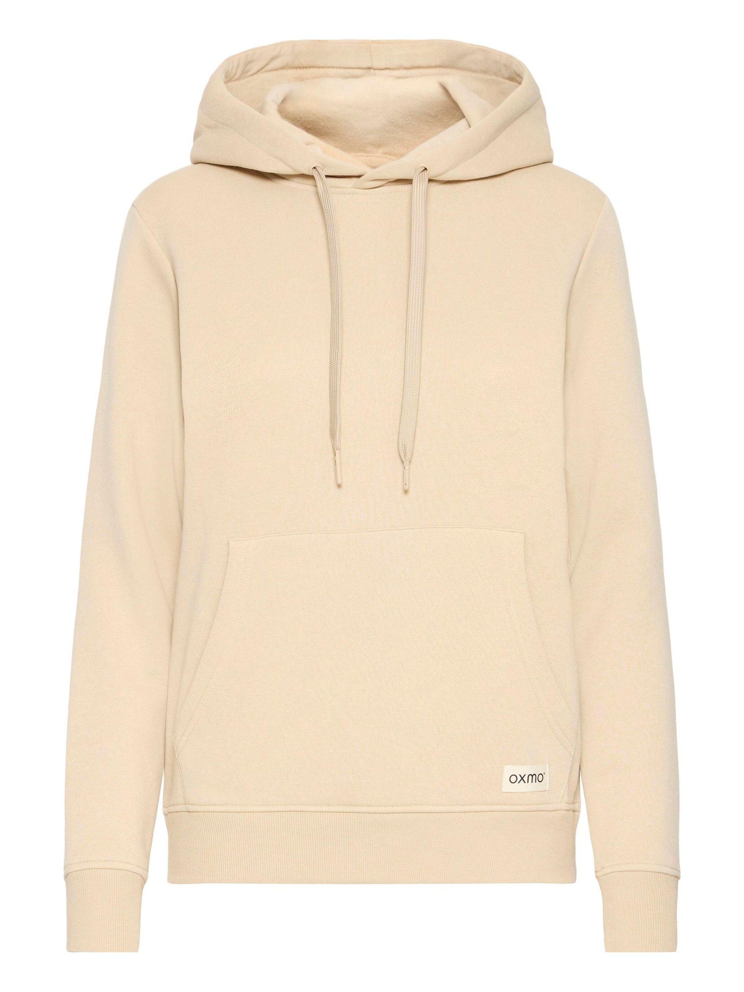 Oxmo Trui ' OXKAREN ' in Beige: voorkant