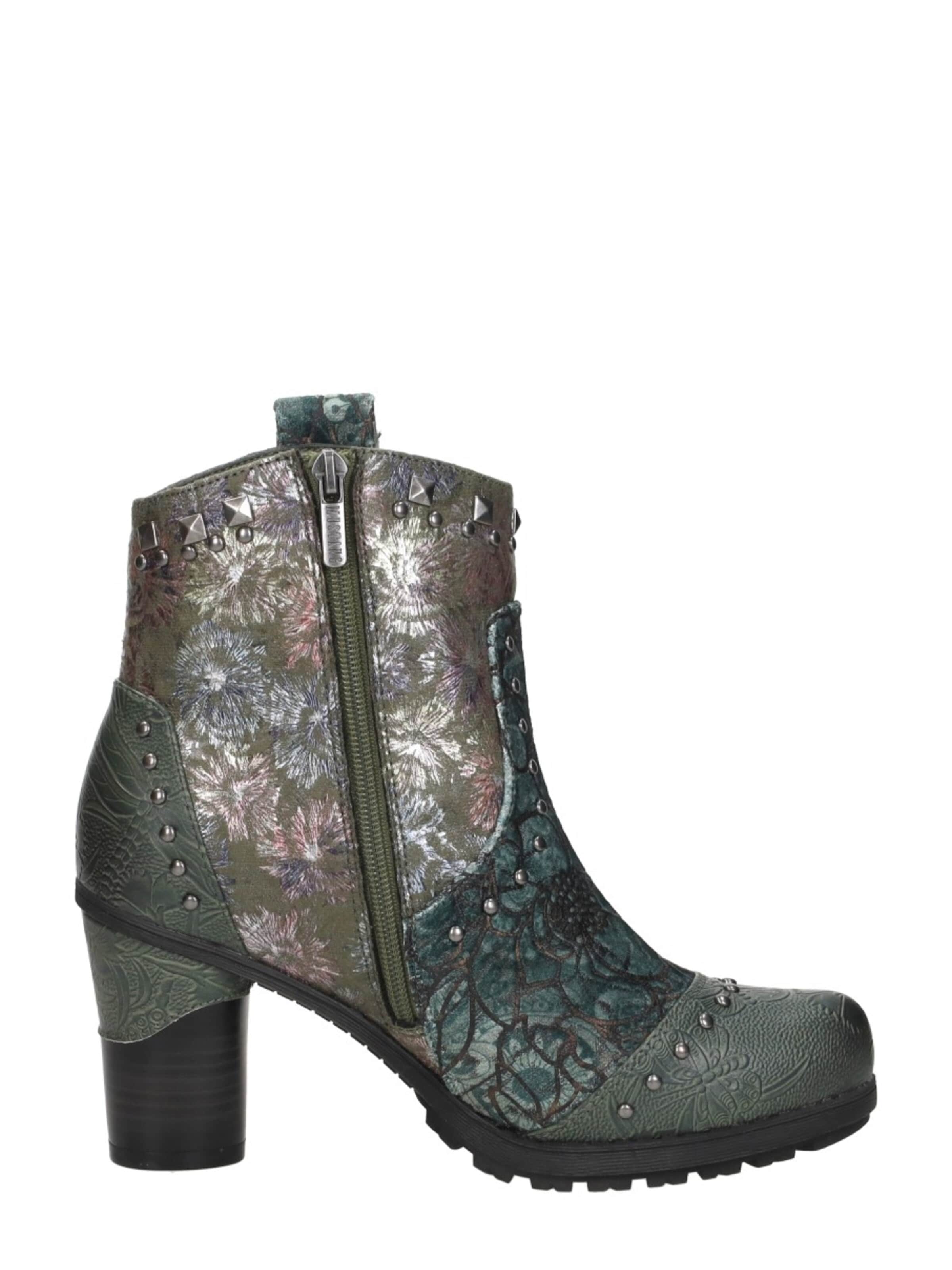MUSTANG Boots 'Enkellaarsjes Hak' in Green