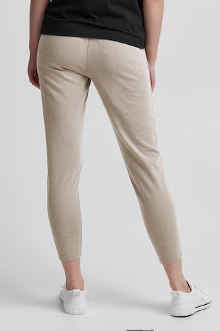 ICHI Regular Pants 'IHKATE PIQUE PA' in Beige