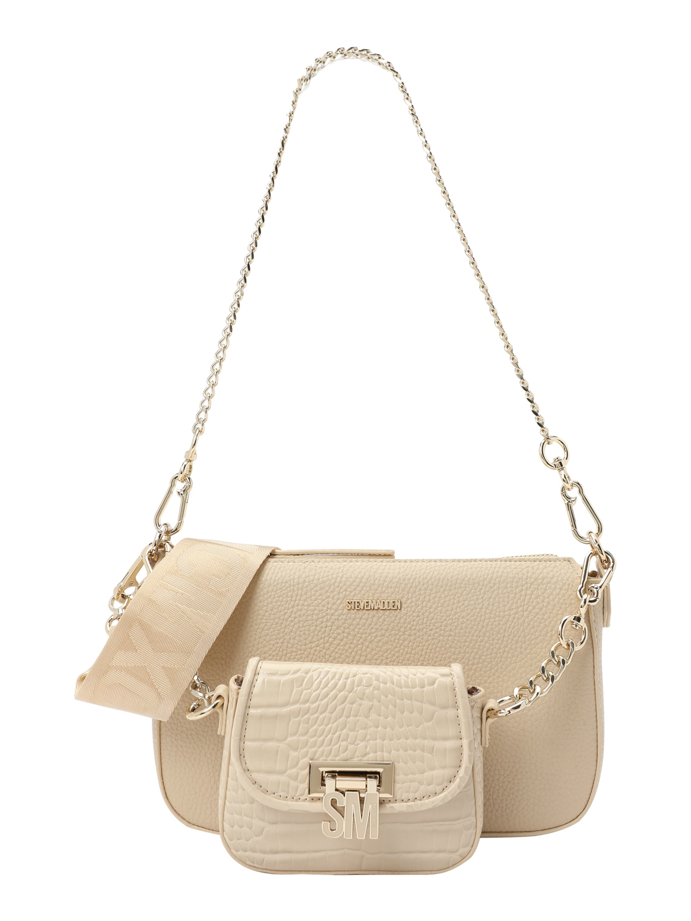 STEVE MADDEN Чанта за през рамо 'Bnaim' в бежово: отпред