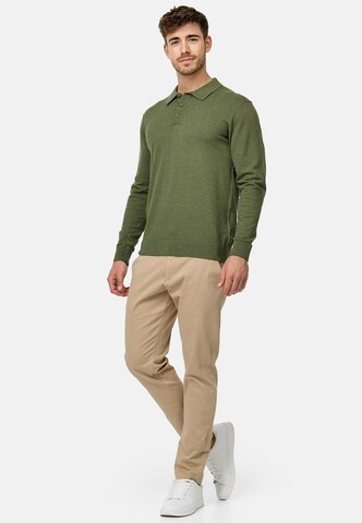 INDICODE JEANS Sweater 'Chips' in Green