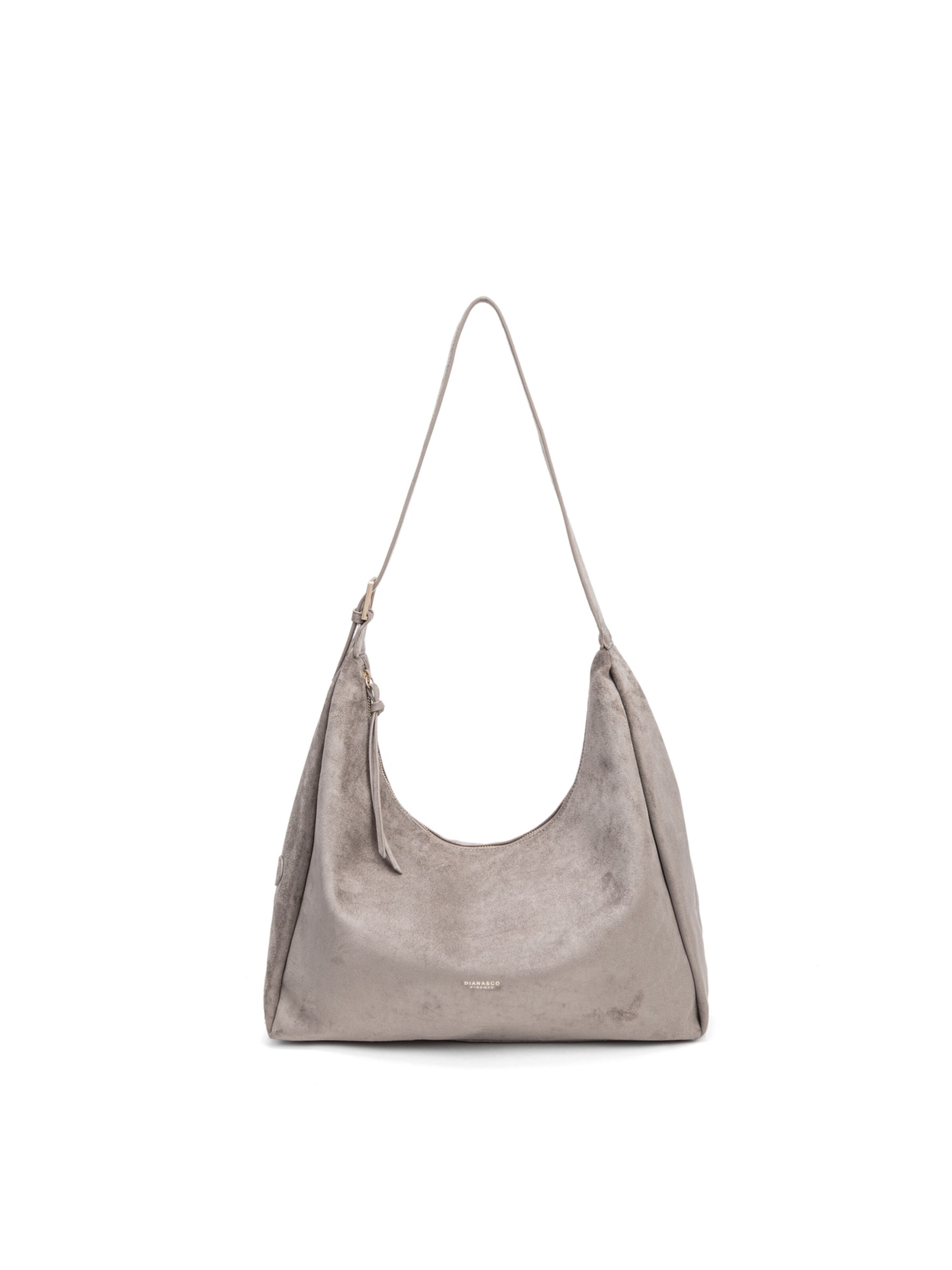 Borsa a spalla di Diana&Co. in beige: frontale