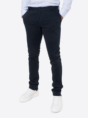 Tiger of Sweden Slim fit Pants 'TRANSIT 4.' in Blue: front