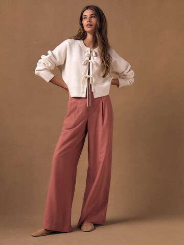 Next Široke hlačnice Hlače | roza barva