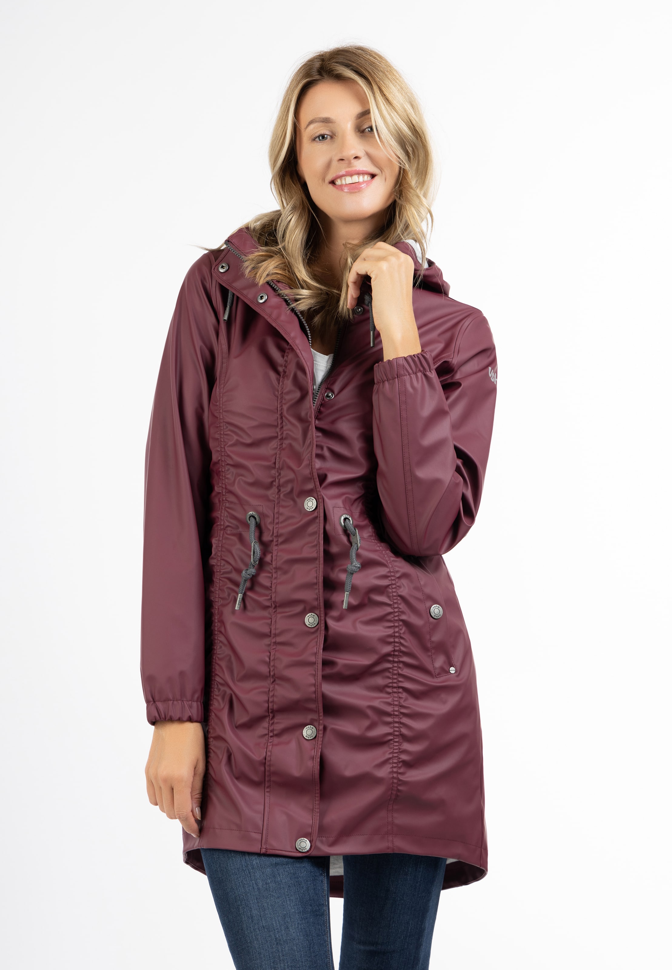 Abrigo rojo rebajas online