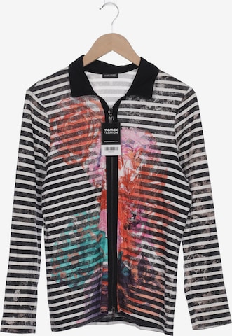 GERRY WEBER Strickjacke XXL in Schwarz: Vorderseite