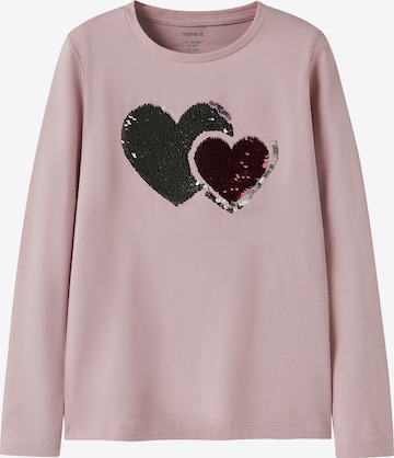 NAME IT Tričko 'NKFSORIK' – fialová: přední strana