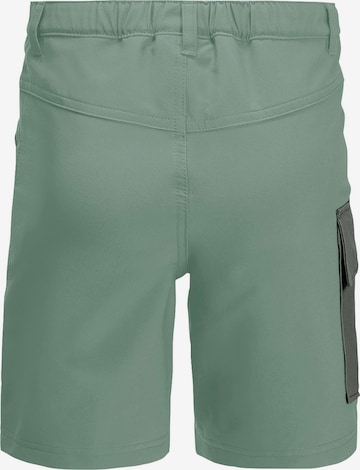 JACK WOLFSKIN Regularen Outdoor hlače | zelena barva