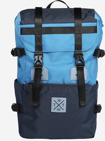 TOM TAILOR Backpack in Blue: front