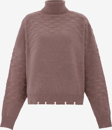 faina Sweater in Purple: front