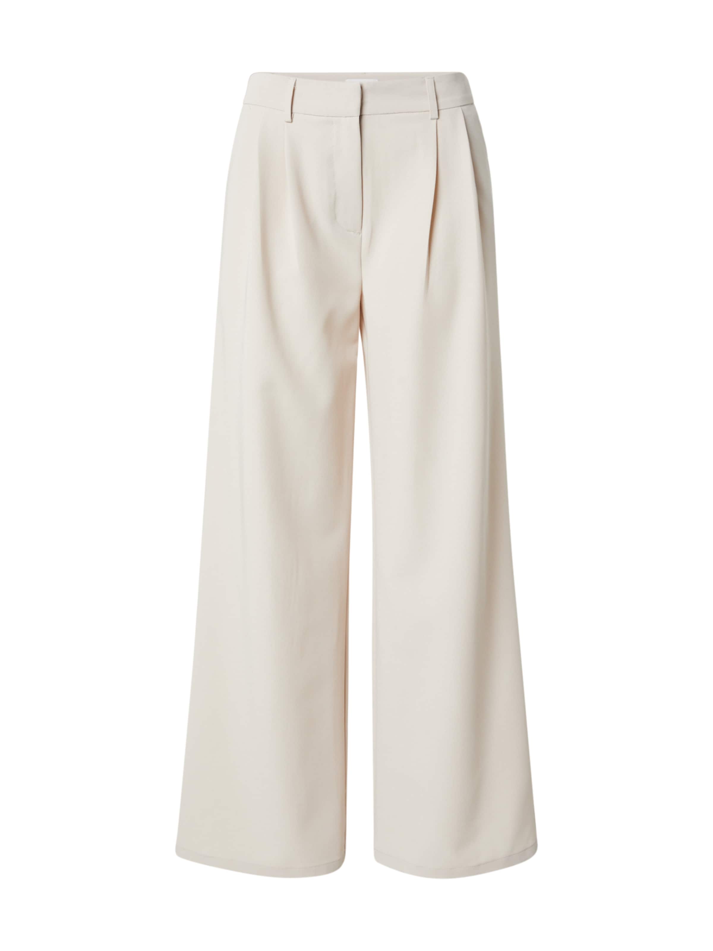 Wide Leg Pantalon à pince 'Zola' studioselect en beige : devant